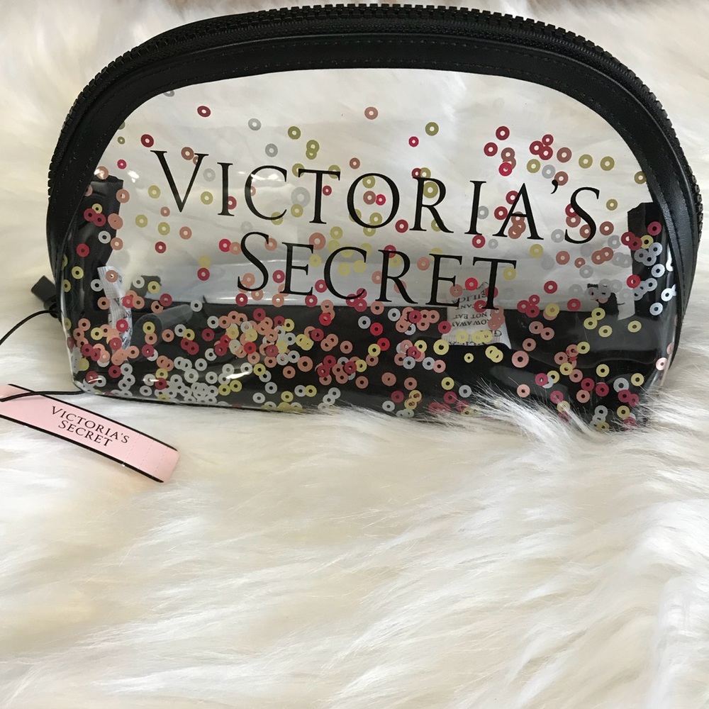NWT Victoria’s Secret Sequin Cosmetic Bag